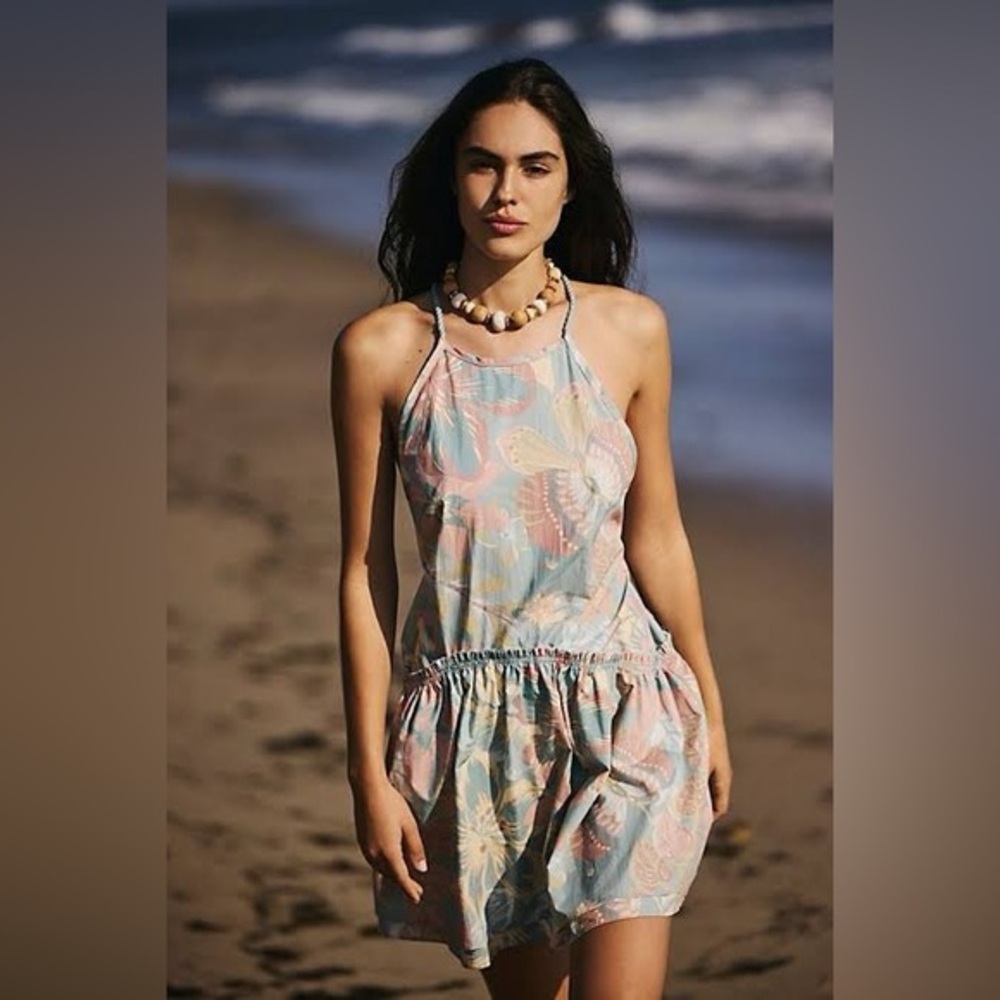 NWOT Free People deserted island mini dress medium